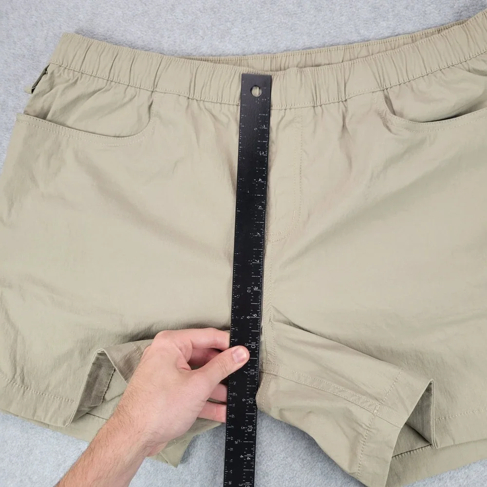 Carhartt Force Relaxed Fit Ripstop Work Shorts Womens L Tan BS5266-W 5in Inseam